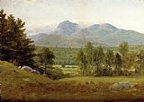 Sanford Robinson Gifford Paintings - Sketch of Mount Chocorua, New Hampshire by Sanford Robinson Gifford